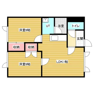 シティライフⅠ【1階】の間取り