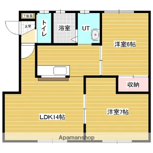 Fシャイン【2階】の間取り