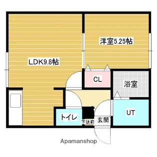 STELLA ANIMATO【2階】の間取り