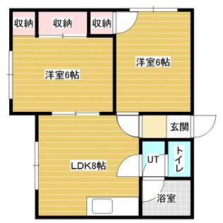 コーポサンシャイン【3階】の間取り