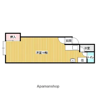 アーバンハイツA・B【2階】の間取り