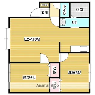 ララ・カサブランカ【1階】の間取り