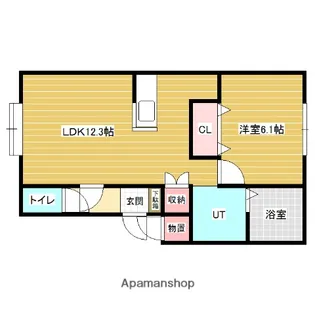 1ST RESIDENCE【2階】の間取り