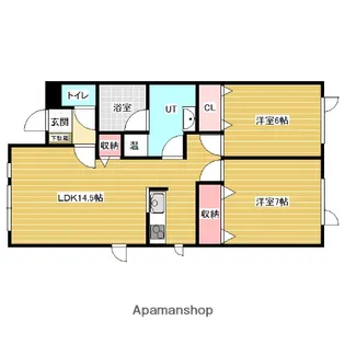 FLAT510A【1階】の間取り