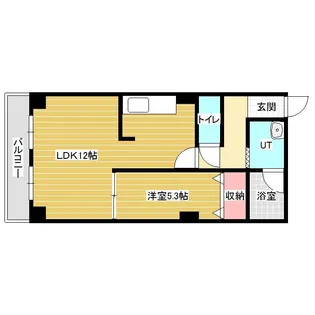 1LDKの間取り画像
