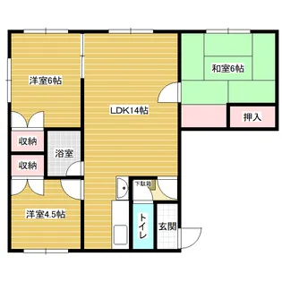 グレイトハウス【2階】の間取り