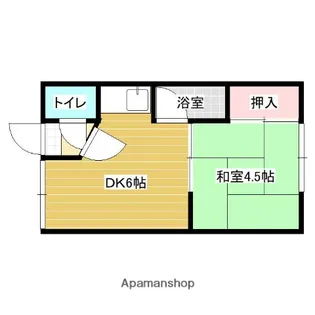 FEEL岩見沢【1階】の間取り