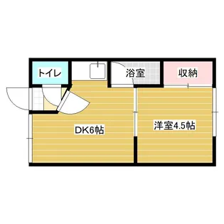 FEEL岩見沢【1階】の間取り