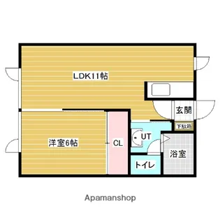 緑が丘ハウスA【1階】の間取り