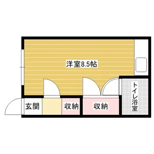 WHITE HOUSE【1階】の間取り