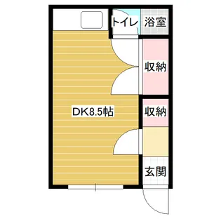 WHITE HOUSE【2階】の間取り