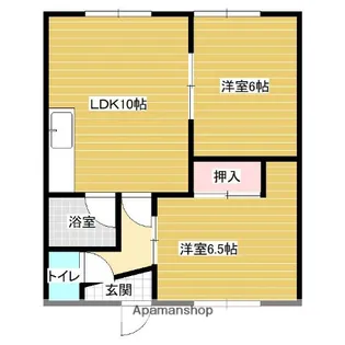 松尾ハイツ【2階】の間取り