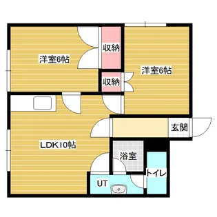 メゾンTU(表)【2階】の間取り