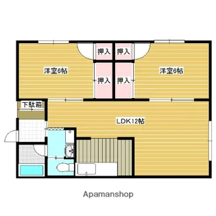 田中アパート【2階】の間取り