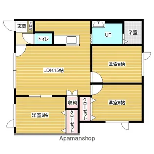 S・ESPACIO【2階】の間取り