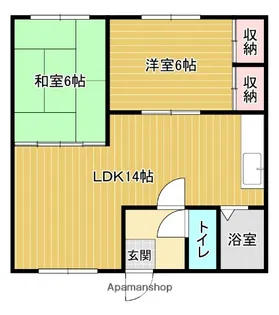 森マンション【2階】の間取り