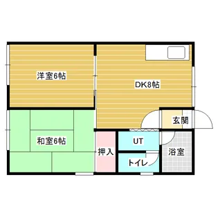 シティハイムサンシャイン【1階】の間取り