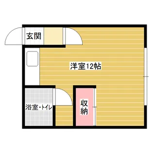 シャトレー1条【3階】の間取り