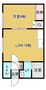 サンハイツ【1階】の間取り