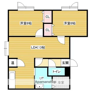 ガーデンハウスHK’S【1階】の間取り
