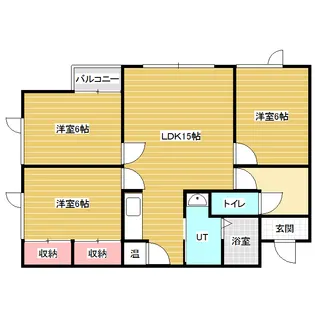 ガーデンハウスHK’S【2階】の間取り