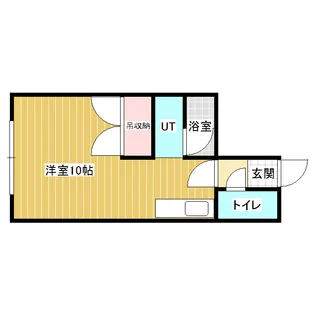 明星マンション【3階】の間取り