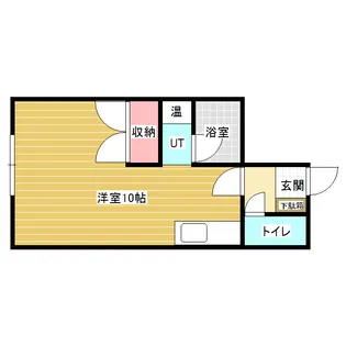 明星マンション【4階】の間取り