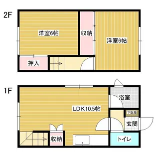 ハイツ幸和【1階】の間取り