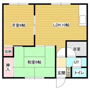 中根ハイツ【3階】の間取り