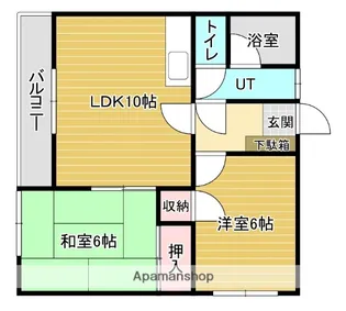イースト7【2階】の間取り