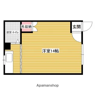 コーポシーハイル【2階】の間取り