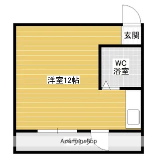 ハイツ志文【3階】の間取り