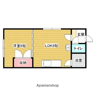 クドウハイツⅥ【3階】の間取り