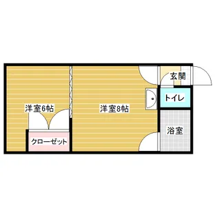 クドウハイツⅥ【3階】の間取り