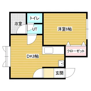 ロンシャン【2階】の間取り