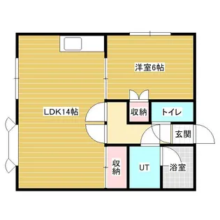 コーポJUNⅡ【2階】の間取り