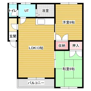 エイトハウス【2階】の間取り