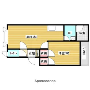 パークマンションⅦ【1階】の間取り