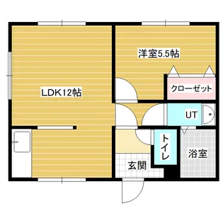 ニューノース【3階】の間取り