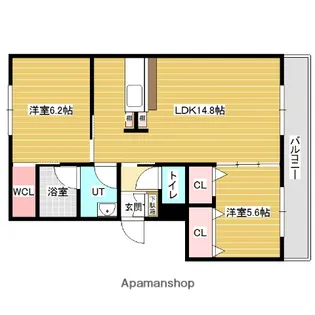 レ・バンテ【3階】の間取り