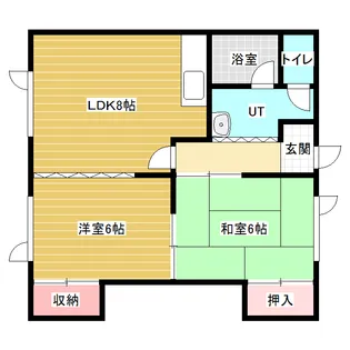 メゾンあづま【2階】の間取り