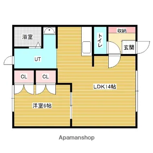 十条長屋 壱番館【1階】の間取り