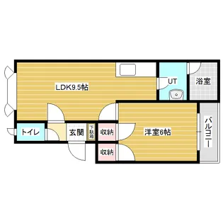 AQUA TERRACE【2階】の間取り