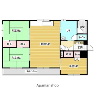 志文マンション【3階】の間取り