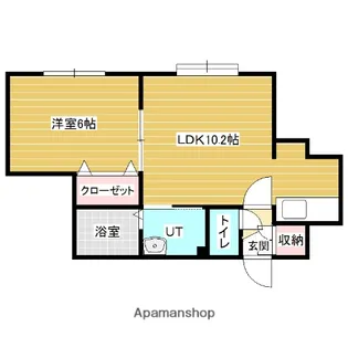 ルーバンアイ岩見沢壱番館【1階】の間取り