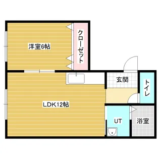 エスポワールL棟【2階】の間取り