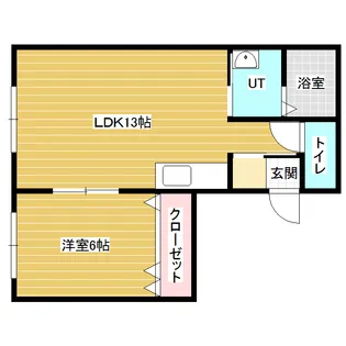 エスポワールL棟【1階】の間取り