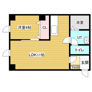 GRAND SCHI HEIL【6階】の間取り