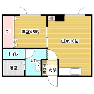 GRAND SCHI HEIL【4階】の間取り