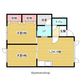 トーケンハイツⅤ【1階】の間取り